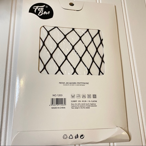 Black fishnet tights - Picture 4 of 4